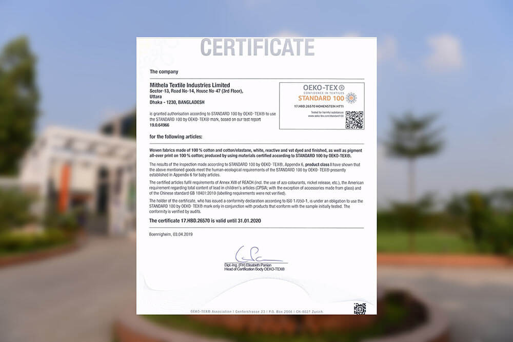 MithelaGroup-OurCertificate